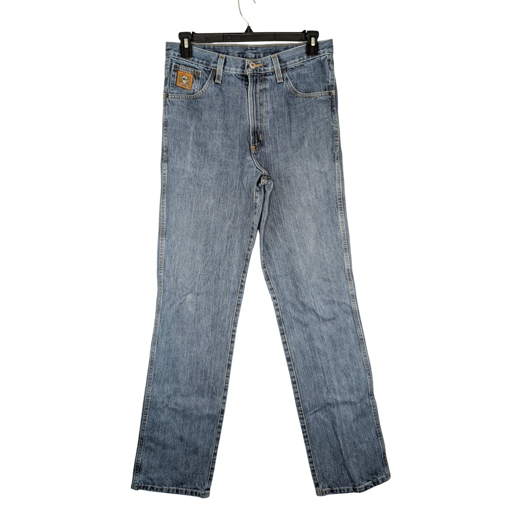 Cinch Jeans Mens 33x36 Blue Slim Fit Bronze Label Denim Western Workwear